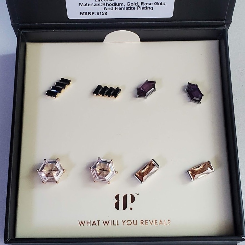 Bomb Party Simply Studs Classic Edition RBP8444 She's A Trend Setter Earring Set